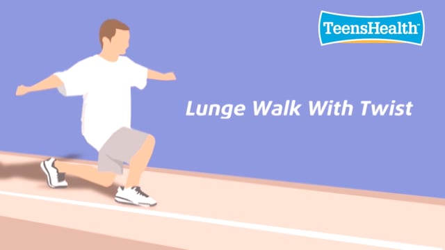 Lunge Walk with Twist